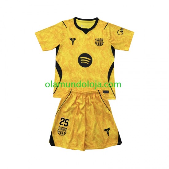 FC Barcelona Camisola Dominik Livakovic 25 Guarda-redes Criança Equipamento Quarto Manga Curta 2026-2027